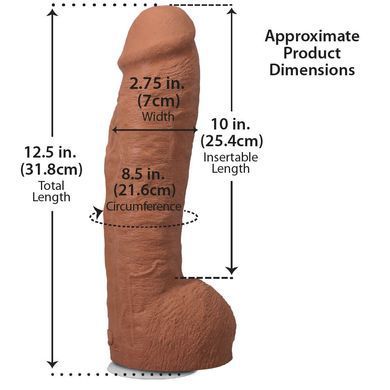 Фалоімітатор Doc Johnson The Realistic Cock ULTRASKYN - 12 Inch Hung with Balls Caramel SX4468 фото Купити Фалоімітатор Doc Johnson The Realistic Cock ULTRASKYN - 12 Inch Hung with Balls Caramel  Doc Johnson  5 269 грн
