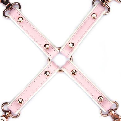 Хрестовина Liebe Seele White & Pink Leather Hogtie SX2830 фото Купити Хрестовина Liebe Seele White & Pink Leather Hogtie  Liebe Seele (Японія) 997 грн