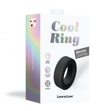 Ерекційне кільце широке Love To Love COOL RING - BLACK ONYX SO5090 фото Купити Ерекційне кільце широке Love To Love COOL RING - BLACK ONYX  Love To Love (Франція) 507 грн
