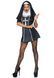 (SALE) Костюм черниці Leg Avenue Naughty Nun M, сукня, головний убір SO8551 фото 3