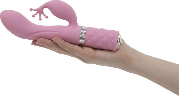 Розкішний вібратор-кролик Pillow Talk - Kinky Pink з кристалом Сваровські, потужний SO2715 фото Купити Розкішний вібратор-кролик Pillow Talk - Kinky Pink з кристалом Сваровські, потужний  Pillow Talk (Канада) 3 150 грн