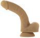 Гибкий фаллоимитатор на присоске ADDICTION &mdash; ANDREW 8&Prime; Silicone Dong &mdash; Caramel, вибропуля в подарок SO5579 фото 4