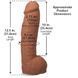 Фалоімітатор Doc Johnson The Realistic Cock ULTRASKYN - 12 Inch Hung with Balls Caramel SX4468 фото 5