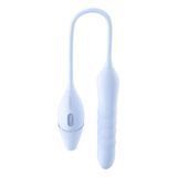 Пульсатор с вакуумным стимулятором KISSTOY Cathy III Light Blue SX2328 фото