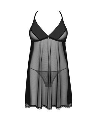 Пеньюар та трусики Obsessive Latinesa babydoll & thong XS/S SO9777 фото Купити Пеньюар та трусики Obsessive Latinesa babydoll & thong XS/S  Obsessive (Польща) 1 745 грн