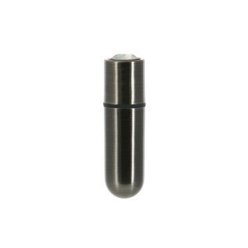 Вибропуля PowerBullet First-Class Bullet 2.5&Prime; with Key Chain Pouch, Gun Metal, 9 режимов вибрации SO6846 фото Купить   PowerBullet (Канада) 979 грн
