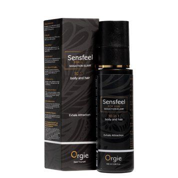 Розпродаж!!! Лосьйон з феромонами Orgie Sensfeel Seduction Elixir for Man 100мл (термін 15.05.2027)  &mdash; фото
