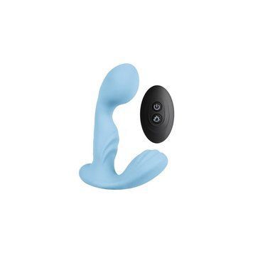 Вібромасажер простати S Pleasures Premium FUZZY, бірюзовий, з рельєфом, 10 режимів вібрації SX4593 фото Купити Вібромасажер простати S Pleasures Premium FUZZY, бірюзовий, з рельєфом, 10 режимів вібрації  S Pleasures  3 199 грн