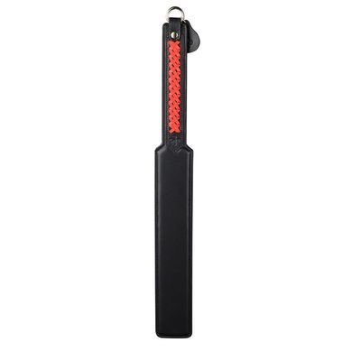 Паддл LOCKINK SEVANDA Braided-handle Spanking Paddle, чорно-червоний, гладенький, з плетінням на ручці SX0877 фото Купити Паддл LOCKINK SEVANDA Braided-handle Spanking Paddle, чорно-червоний, гладенький, з плетінням на ручці  LOCKINK (Китай) 1 339 грн
