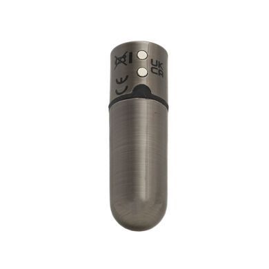 Вибропуля PowerBullet First-Class Bullet 2.5&Prime; with Key Chain Pouch, Gun Metal, 9 режимов вибрации SO6846 фото Купить   PowerBullet (Канада) 979 грн