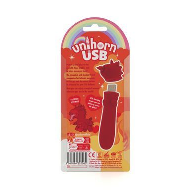 Вибратор-единорожка Unihorn USB Bullet - Blaze Diablo вибропуля, USB зарядка SX2859 фото Купить   Unihorn (Великобританія) 1 108 грн