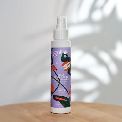 Масажна олія Goliate Huile De Massage Aphrodisiaque 100 мл, органічна, зігрівальний ефект SX3016 фото Купити Масажна олія Goliate Huile De Massage Aphrodisiaque 100 мл, органічна, зігрівальний ефект  Goliate (Франція) 1 339 грн