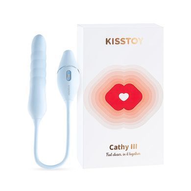 Пульсатор с вакуумным стимулятором KISSTOY Cathy III Light Blue SX2328 фото Купить   KISSTOY (Китай) 3 566 грн