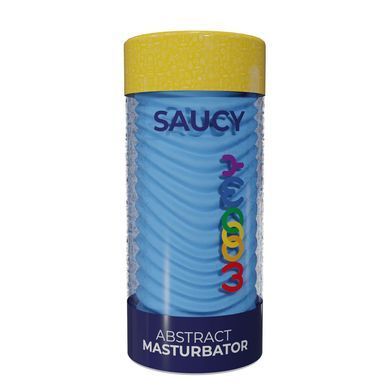 Мастурбатор Wooomy Saucy Abstract Masturbator, сквозной, двусторонний SX1704 фото Купить   Wooomy (Іспанія) 674 грн