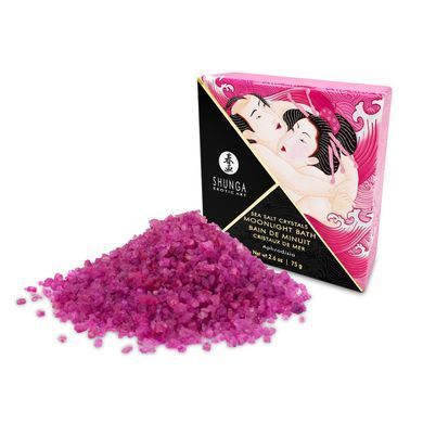 Сіль для ванни Shunga Moonlight Bath &ndash; Aphrodisia (75 г), сіль Мертвого моря, ароматичні олії SO2539 фото Купити Сіль для ванни Shunga Moonlight Bath &ndash; Aphrodisia (75 г), сіль Мертвого моря, ароматичні олії  Shunga (Канада) 267 грн