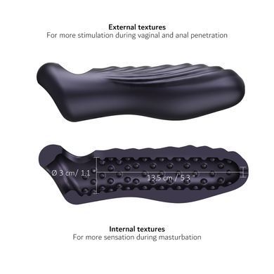 Насадка на член Manwan RYZER MAX - Black Plum SX4041 фото Купити Насадка на член Manwan RYZER MAX - Black Plum  Manwan  2 499 грн