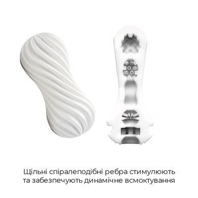 Мастурбатор Tenga Flex Silky White с изменяемой интенсивностью, можно скручивать SO1645 фото Купить   Tenga (Японія) 1 893 грн