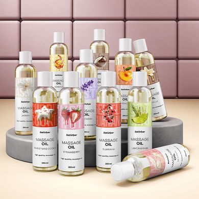 Массажное масло Satisfyer Massage Oil Strawberry 250 мл SX2709 фото Купить Массажное масло Satisfyer Massage Oil Strawberry 250 мл  Satisfyer  558 грн