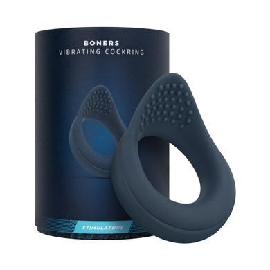 Ерекційне кільце Boners Vibrating Cock Ring with Perineum Stimulation SX3072 фото Купити Ерекційне кільце Boners Vibrating Cock Ring with Perineum Stimulation  Boners  1 792 грн