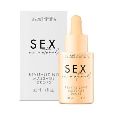 Восстанавливающие капли для массажа Bijoux Indiscrets Sex au Naturel &mdash; Revitalizing Massage Drops SO6632 фото Купить   Bijoux Indiscrets  646 грн