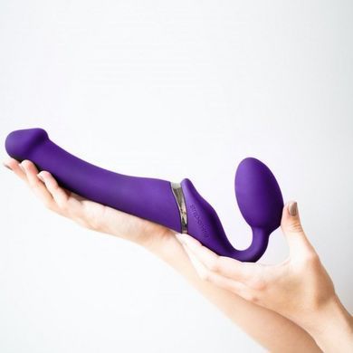 Безремінний страпон з вібрацією Strap-On-Me Vibrating Violet M, діаметр 3,8 см, пульт ДК, регульований SO3825 фото Купити Безремінний страпон з вібрацією Strap-On-Me Vibrating Violet M, діаметр 3,8 см, пульт ДК, регульований  Strap-On-Me (Франція) 5 488 грн