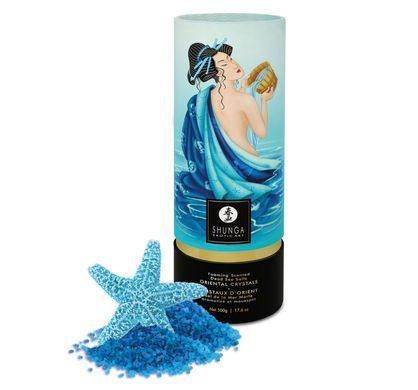 Пінлива сіль для ванни Shunga Dead Sea salt Oriental Crystals &mdash; Ocean Temptations (500 г) SO6894 фото Купити Пінлива сіль для ванни Shunga Dead Sea salt Oriental Crystals &mdash; Ocean Temptations (500 г)  Shunga  1 281 грн