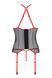 Боди сетка с кружевными вставками SATARA BODY red S/M - Passion &mdash; фото 4