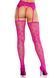 Колготки-чулки Leg Avenue Heart Garterbelt Stockings One Size Magenta SX2758 фото 3