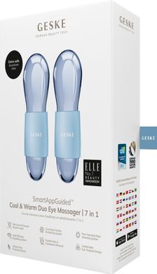 Подвійний масажер для очей GESKE Cool&Warm Duo Eye Massager 7в1 starlight HB0318 фото Купити Подвійний масажер для очей GESKE Cool&Warm Duo Eye Massager 7в1 starlight  GESKE 1 339 грн