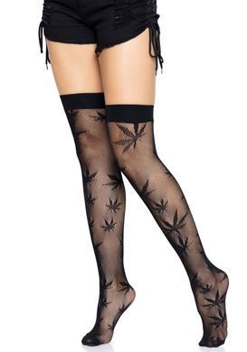 Панчохи з малюнком Leg Avenue 420 Net thigh highs Black SO9159 фото Купити Панчохи з малюнком Leg Avenue 420 Net thigh highs Black  Leg Avenue (США) 637 грн