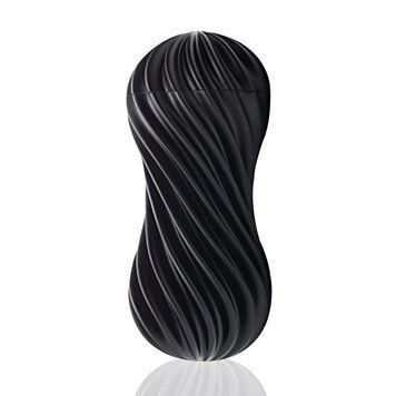 Мастурбатор Tenga Flex Rocky Black с изменяемой интенсивностью, можно скручивать SO1646 фото Купить   Tenga (Японія) 1 893 грн