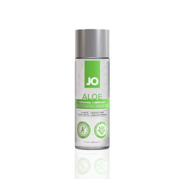 Змазка на водній основі JO H2O Organic Aloe (60 мл), зволожувальний та заспокійливий ефект SX0721 фото Купити Змазка на водній основі JO H2O Organic Aloe (60 мл), зволожувальний та заспокійливий ефект  JO  671 грн