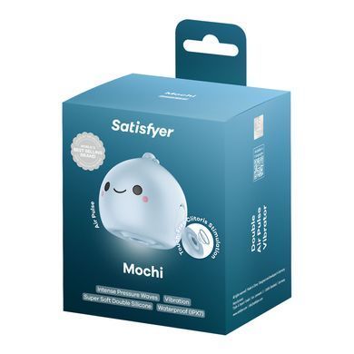 Вакуумний кліторальний стимулятор Satisfyer Mochi Frost Blue SX3543 фото Купити Вакуумний кліторальний стимулятор Satisfyer Mochi Frost Blue  Satisfyer (Німеччина) 1 269 грн