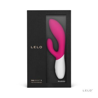 Вібратор-кролик LELO Ina Wave 2 Cerise, манливий рух стовбура + вібрації SO8080 фото Купити Вібратор-кролик LELO Ina Wave 2 Cerise, манливий рух стовбура + вібрації  Lelo (Швеція) 10 339 грн