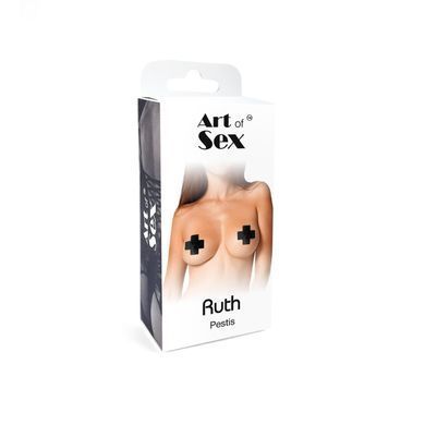 Сексуальные наклейки на грудь Art of Sex - Ruth. Черный SO6788 фото Купить   Art of Sex  101 грн