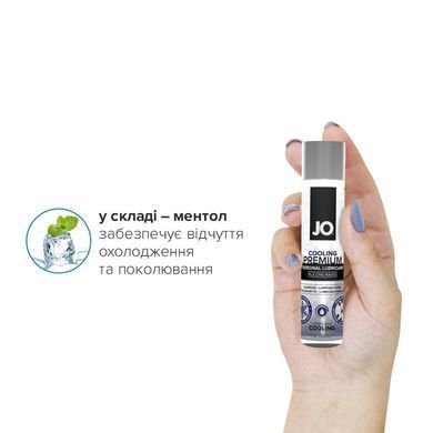 Охлаждающий лубрикант на силиконовой основе JO PREMIUM &mdash; COOLING (30 мл) SO1436 фото Купить   JO (США) 627 грн