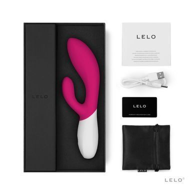 Вібратор-кролик LELO Ina Wave 2 Cerise, манливий рух стовбура + вібрації SO8080 фото Купити Вібратор-кролик LELO Ina Wave 2 Cerise, манливий рух стовбура + вібрації  Lelo (Швеція) 10 339 грн