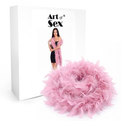 Боа з пір&rsquo;я Art of Sex, довжина 2 метри, колір рожевий SX4674 фото Купити Боа з пір&rsquo;я Art of Sex, довжина 2 метри, колір рожевий  Art of Sex  959 грн