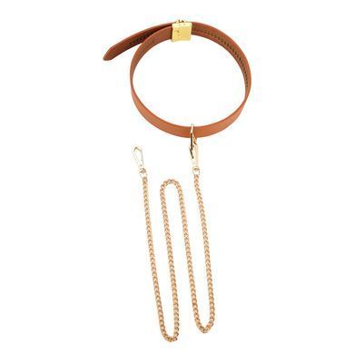 Поводок LOCKINK Tied Collar with Leash Set - Brown SX0828 фото Купить   LOCKINK (Китай) 3 871 грн