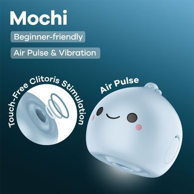 Вакуумний кліторальний стимулятор Satisfyer Mochi Frost Blue SX3543 фото Купити Вакуумний кліторальний стимулятор Satisfyer Mochi Frost Blue  Satisfyer (Німеччина) 1 269 грн