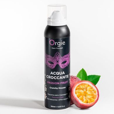 Масажна пінка Orgie &ndash; Acqua Croccante Passion Fruit (150 мл), ефект бульбашок, що лопаються SX1494 фото Купити Масажна пінка Orgie &ndash; Acqua Croccante Passion Fruit (150 мл), ефект бульбашок, що лопаються  Orgie 821 грн