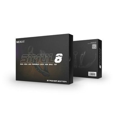 Массажер простаты Nexus Simul8 Stroker Edition с эрекционным кольцом, жемчужный массаж + вибрация SO7134 фото Купить   Nexus (Великобританія) 3 307 грн