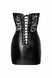Платье Noir Handmade F300 Solace, S, кружево, корсетный верх, шнуровка сзади, юбка мини под латекс SX0237 фото 7