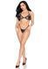 Комплект Leg Avenue Fishnet Bra Top and G-String Panty One Size Black &mdash; фото 6