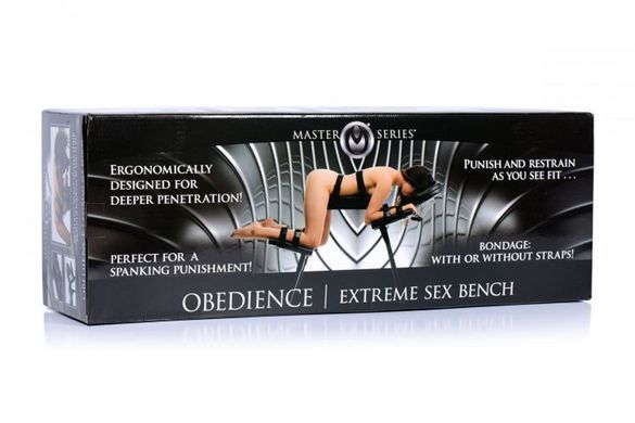 Скамья для экстремального секса с фиксаторами Extreme Sex Bench SO4424 фото Купить   Master Series (США) 41 579 грн