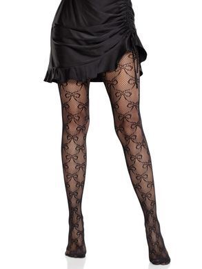 Колготки Leg Avenue Bow Net Tights One Size SX2760 фото Купити Колготки Leg Avenue Bow Net Tights One Size  Leg Avenue (США) 600 грн