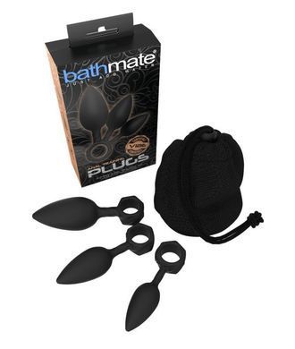 Набор анальных пробок Bathmate Anal Training Plugs, диаметр 2,5см - 3,1см - 3,8см SO3359 фото Купить   Bathmate  2 180 грн