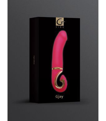 Вибратор нереалистичный Gjay Gvibe, розовый, 22 см х 3.7 см Gvibe &mdash; фото