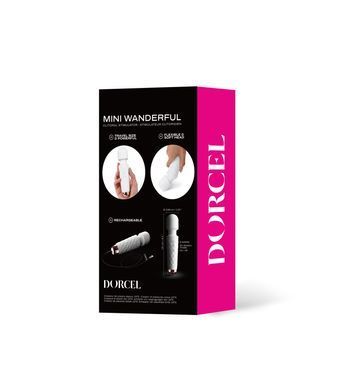 Мінівібромасажер Dorcel Wand Mini Wanderful White SO7814 фото Купити Мінівібромасажер Dorcel Wand Mini Wanderful White  Dorcel (Франція) 1 903 грн
