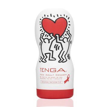 Мастурбатор Tenga Keith Haring Deep Throat Cup (глубокая глотка) с вакуумной стимуляцией SO1647 фото Купить   Tenga (Японія) 581 грн